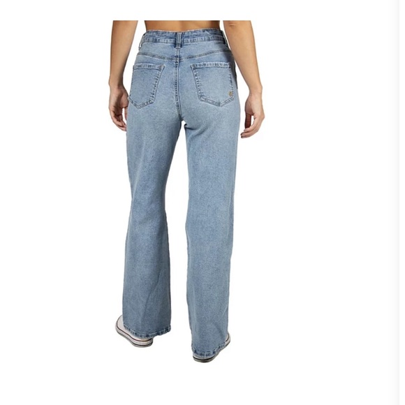 Wide leg high rise jean - Picture 2 of 4